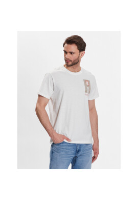 Pepe Jeans Тишърт Ricco PM508695 Бял Regular Fit - Pepit.bg