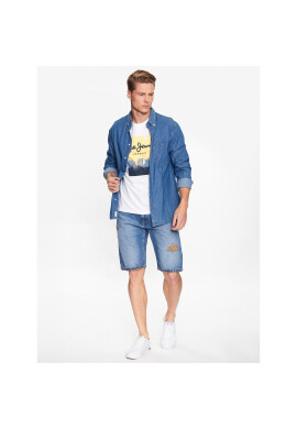 Pepe Jeans Тишърт Roslyn PM508713 Бял Regular Fit - Pepit.bg