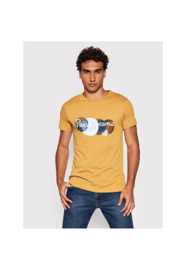 Pepe Jeans Тишърт Sacha PM507860 Жълт Regular Fit - Pepit.bg