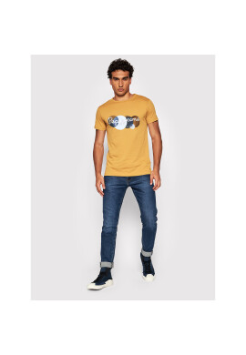 Pepe Jeans Тишърт Sacha PM507860 Жълт Regular Fit - Pepit.bg