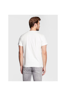 Pepe Jeans Тишърт Sagan PM508471 Бял Regular Fit - Pepit.bg