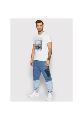 Pepe Jeans Тишърт Toby PM508030 Бял Regular Fit - Pepit.bg