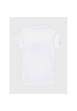 Pepe Jeans Тишърт Troy Tee PB503534 Бял Regular Fit - Pepit.bg