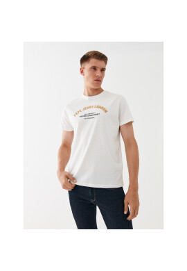 Pepe Jeans Тишърт Waddon PM508948 Бял Regular Fit - Pepit.bg