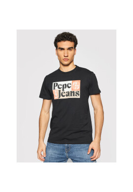 Pepe Jeans Тишърт Wells PM507875 Черен Regular Fit - Pepit.bg
