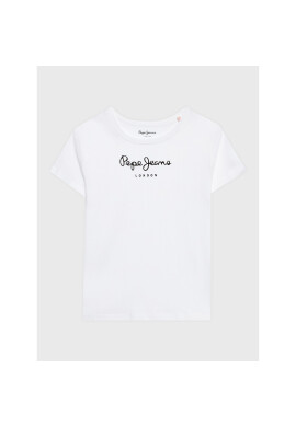 Pepe Jeans Тишърт Wenda PG502960 Бял Regular Fit - Pepit.bg