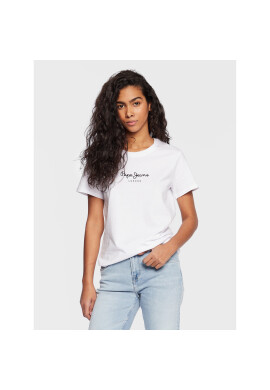Pepe Jeans Тишърт Wendy PL505480 Бял Regular Fit - Pepit.bg