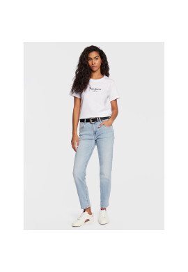 Pepe Jeans Тишърт Wendy PL505480 Бял Regular Fit - Pepit.bg