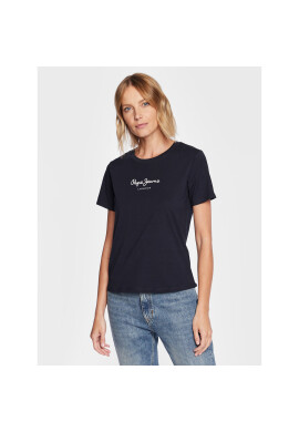 Pepe Jeans Тишърт Wendy PL505480 Тъмносин Regular Fit - Pepit.bg