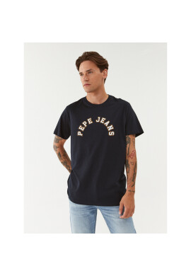 Pepe Jeans Тишърт Westend Tee PM509124 Тъмносин Regular Fit - Pepit.bg