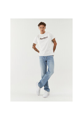 Pepe Jeans Тишърт Wido PM509126 Бял Regular Fit - Pepit.bg