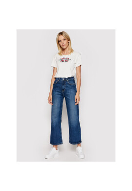 Pepe Jeans Тишърт Zaidras PL504965 Бял Regular Fit - Pepit.bg