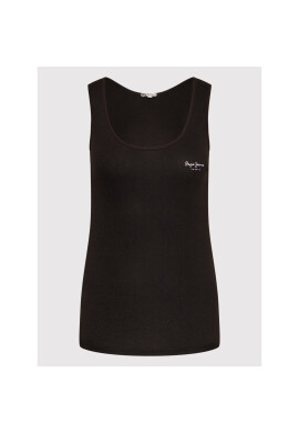Pepe Jeans топ Duni PL505063 Черен Slim Fit - Pepit.bg