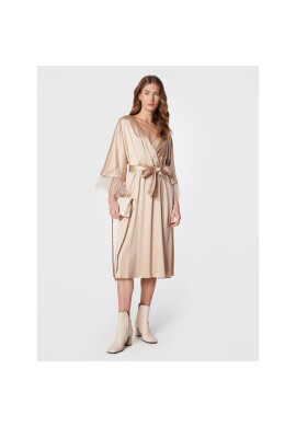 Peserico Коктейлна рокля E02798A00A Бежов Regular Fit - Pepit.bg