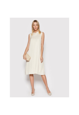 Peserico Коктейлна рокля E02448 Бежов Regular Fit - Pepit.bg