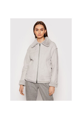 Peserico Кожено яке S21326C03 Сив Regular Fit - Pepit.bg