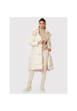 Peserico Пухено яке S24430 Бежов Regular Fit - Pepit.bg