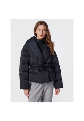 Peserico Пухено яке E24440A Тъмносин Regular Fit - Pepit.bg