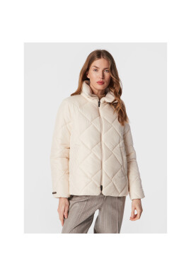 Peserico Пухено яке S23355 Екрю Regular Fit - Pepit.bg