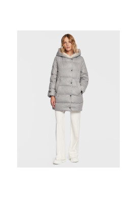 Peserico Пухено яке S24426D Сив Regular Fit - Pepit.bg