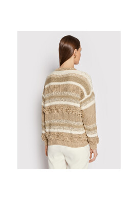 Peserico Пуловер E99571F03 Бежов Relaxed Fit - Pepit.bg
