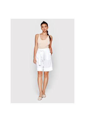 Peserico Шорти от плат P04204T0 Бял Regular Fit - Pepit.bg
