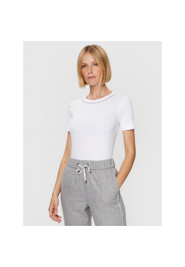 Peserico Тишърт S06840J0 Бял Regular Fit - Pepit.bg