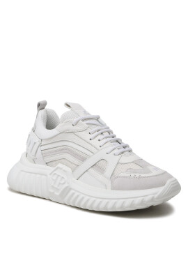 PHILIPP PLEIN Сникърси Runner Hexagon Бял - Pepit.bg