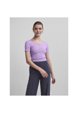 Pieces Блуза 17101439 Виолетов Slim Fit - Pepit.bg