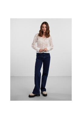 Pieces Блуза 17135411 Бял Regular Fit - Pepit.bg
