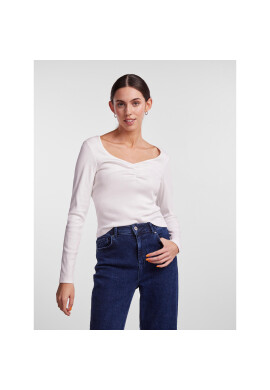 Pieces Блуза 17135564 Бял Slim Fit - Pepit.bg
