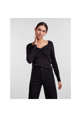 Pieces Блуза 17135564 Черен Slim Fit - Pepit.bg