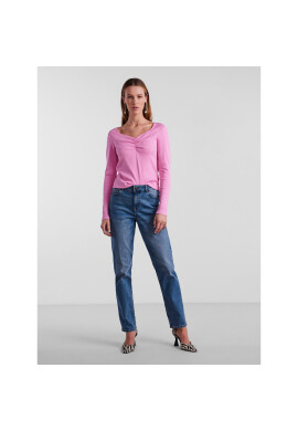 Pieces Блуза 17135564 Розов Slim Fit - Pepit.bg