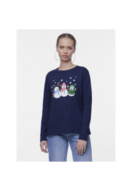 Pieces Блуза 17136563 Тъмносин Regular Fit - Pepit.bg