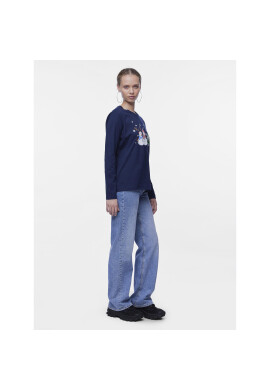 Pieces Блуза 17136563 Тъмносин Regular Fit - Pepit.bg