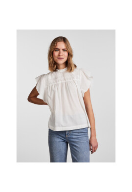 Pieces Блуза 17139701 Бял Regular Fit - Pepit.bg