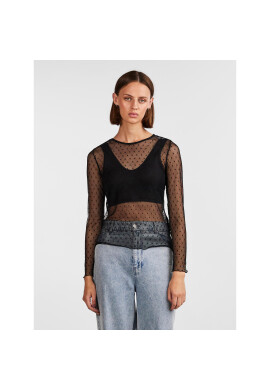 Pieces Блуза 17146722 Черен Slim Fit - Pepit.bg