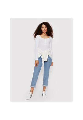 Pieces Блуза Kitte 17101437 Бял Slim Fit - Pepit.bg