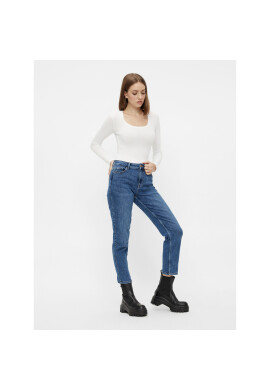 Pieces Блуза Pippi 17110548 Бял Slim Fit - Pepit.bg