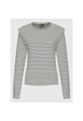 Pieces Блуза Vilise 17124360 Бял Regular Fit - Pepit.bg