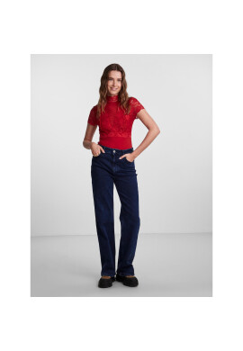 Pieces Боди 17131182 Червен Slim Fit - Pepit.bg