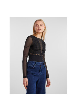 Pieces Боди 17141142 Черен Slim Fit - Pepit.bg