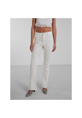 Pieces Дънки Peggy 17133449 Бял Slim Fit - Pepit.bg