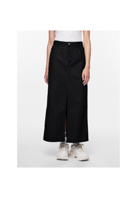 Pieces Дънкова пола 17150001 Черен Regular Fit - Pepit.bg