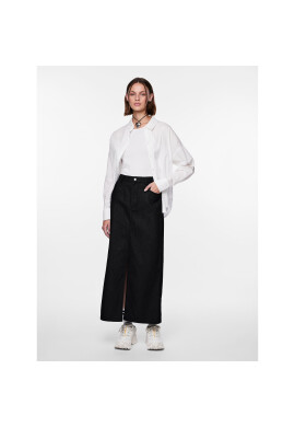 Pieces Дънкова пола 17150001 Черен Regular Fit - Pepit.bg