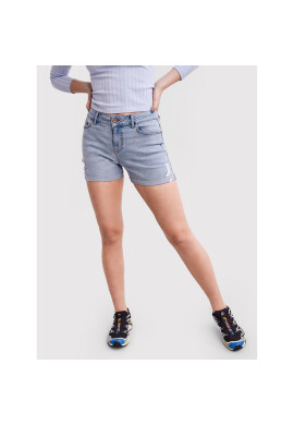 Pieces Дънкови шорти Lisa 17112539 Син Regular Fit - Pepit.bg