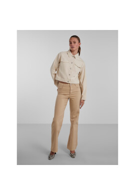 Pieces Дънково яке 17133488 Бежов Regular Fit - Pepit.bg