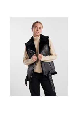 Pieces Елек 17144840 Черен Regular Fit - Pepit.bg