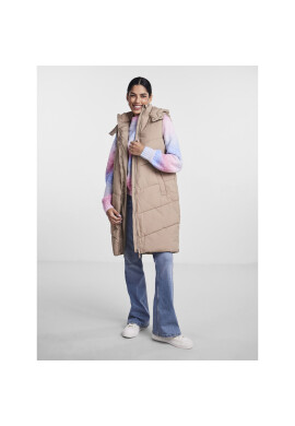 Pieces Елек Jamilla 17131106 Бежов Regular Fit - Pepit.bg