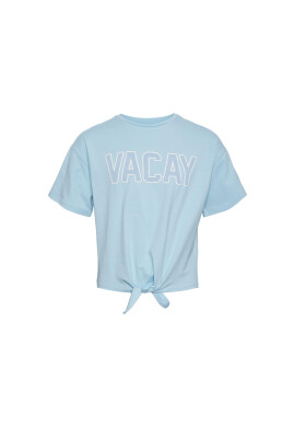 Pieces KIDS Тишърт 17138244 Син Regular Fit - Pepit.bg